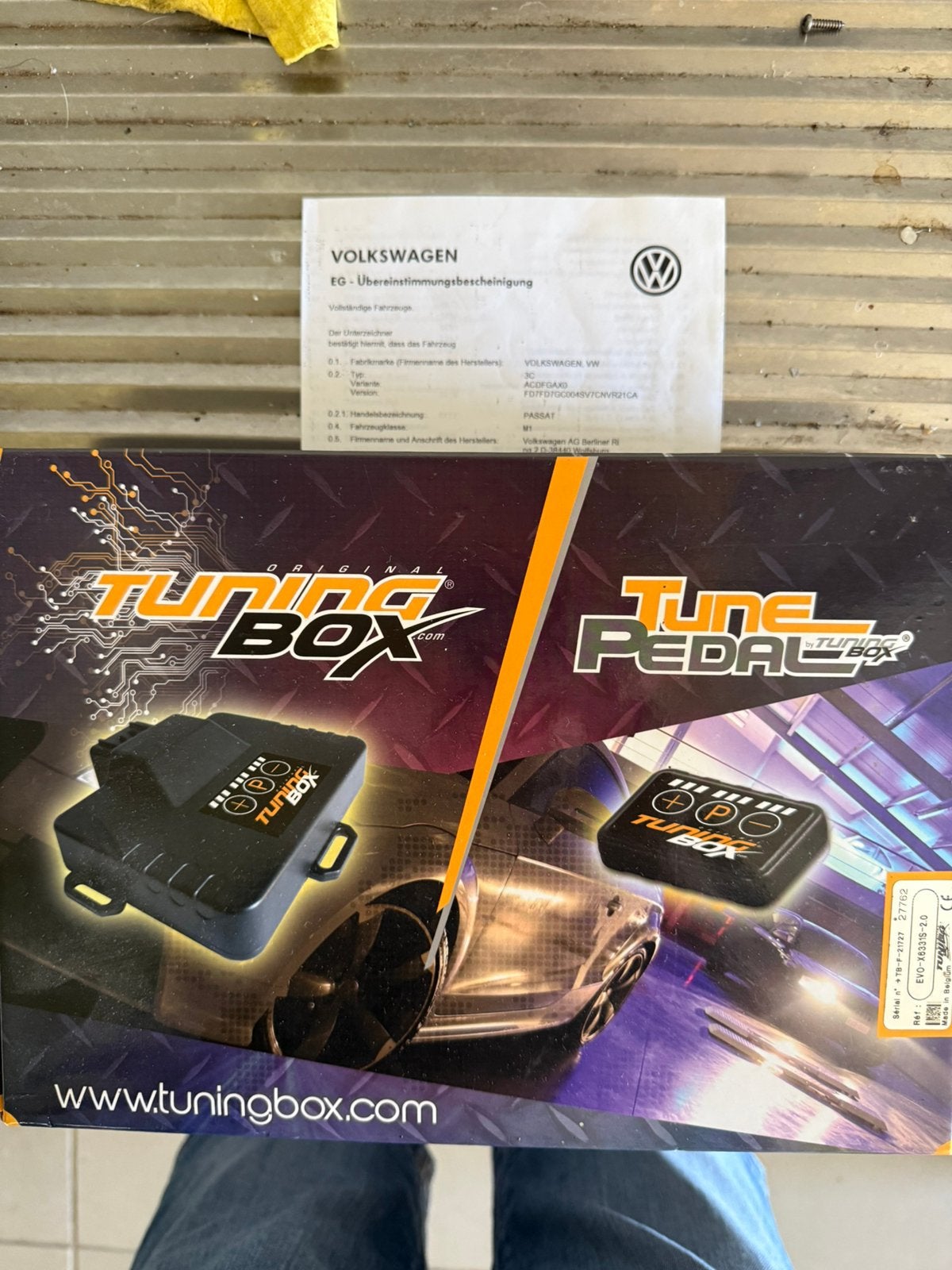 Tuningbox, Enlèvement