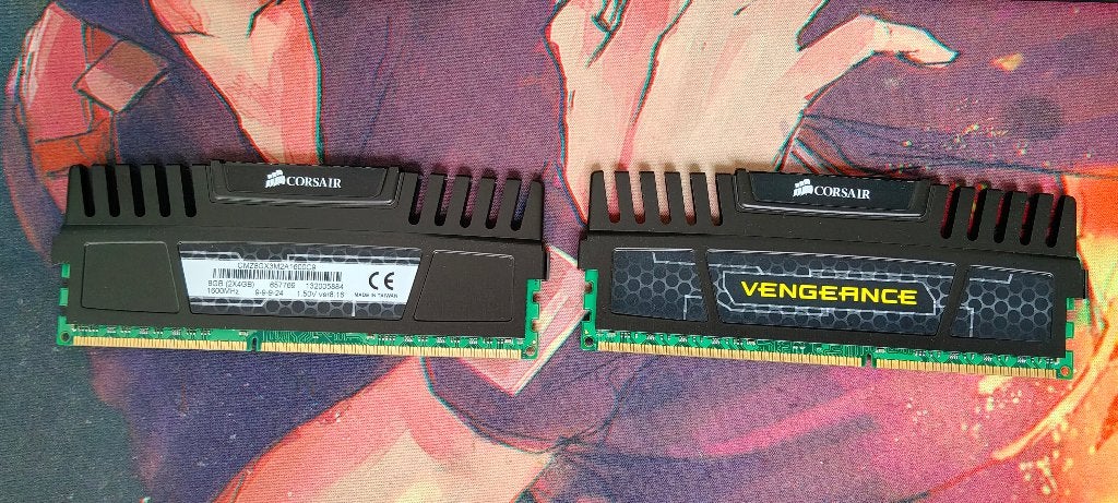 mémoire ddr3 corsaire vengeance 2*4g, Enlèvement ou Envoi, 8 GB, DDR3, Comme neuf