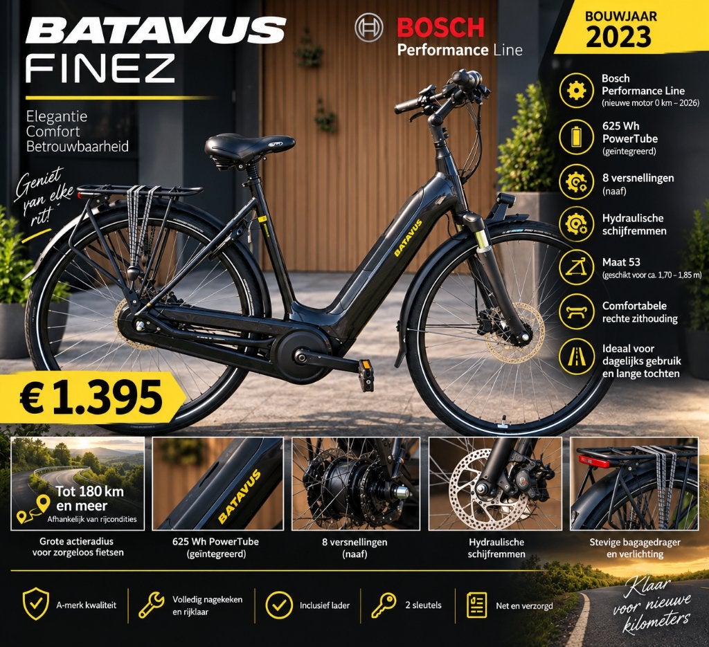meerdere E-bikes , sparta, batavus, dutch-ID, canondale, Ophalen, Zo goed als nieuw, 50 km per accu of meer, Gazelle