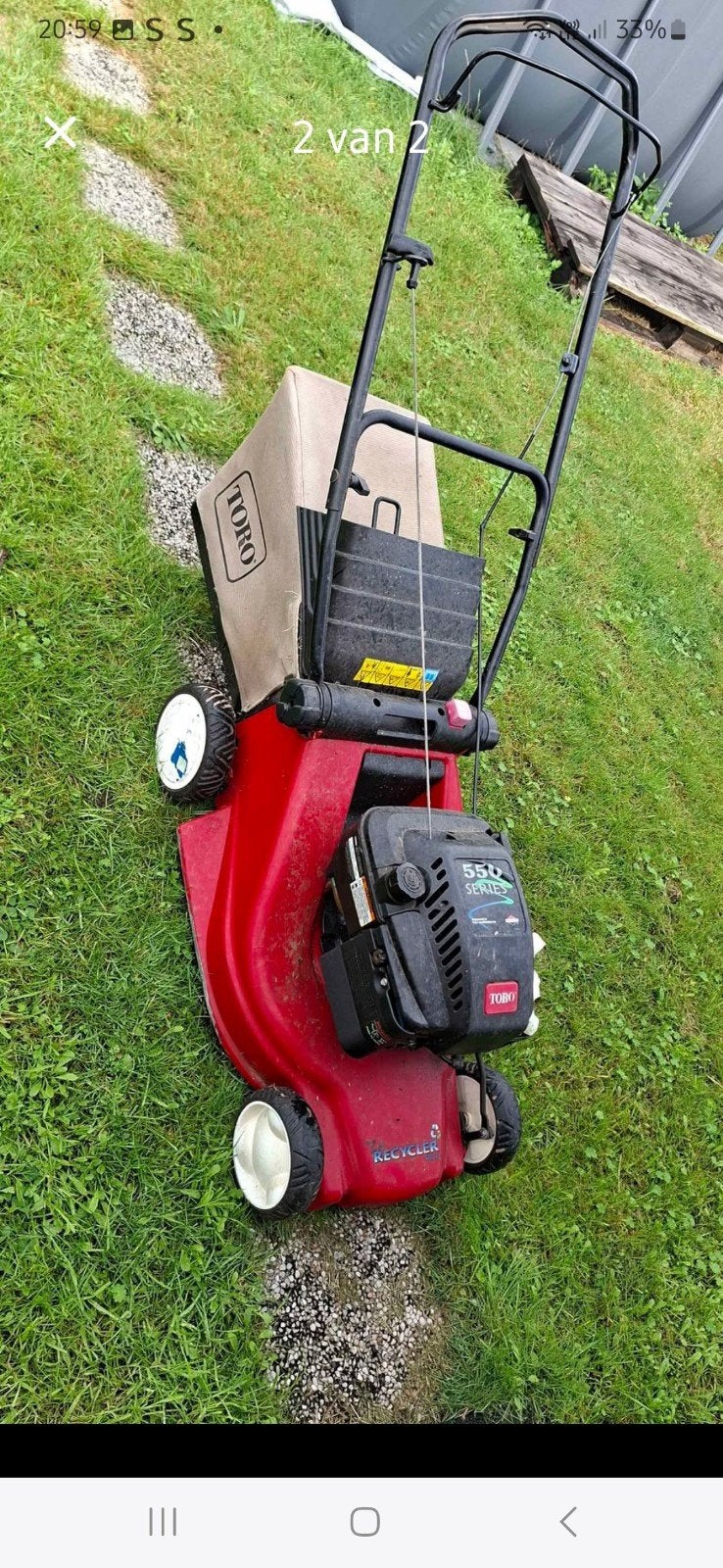 grasmachine, Tuin en Terras, Ophalen
