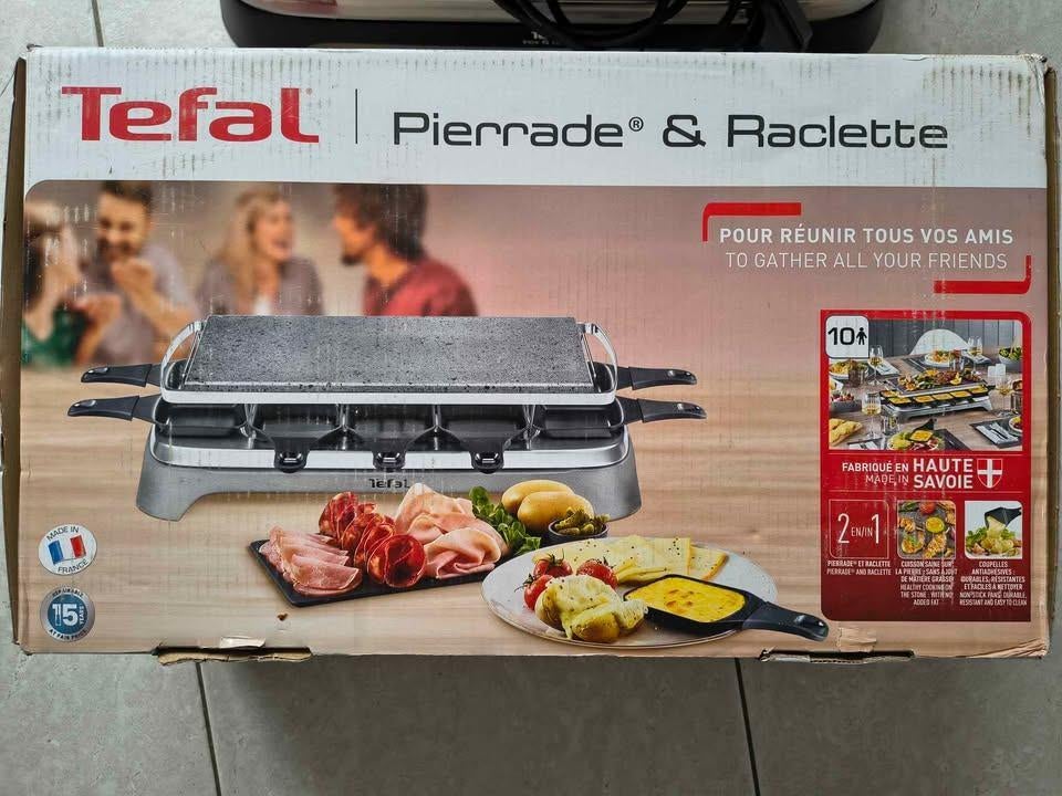 Appareil à raclette et fondue Tefal, Electroménager, Enlèvement, Utilisé, Électrique, Service à fondue