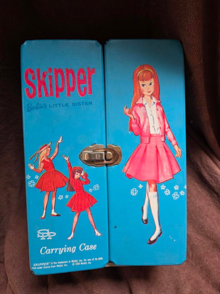 Boîte rangement Skipper Mattel de 1964.