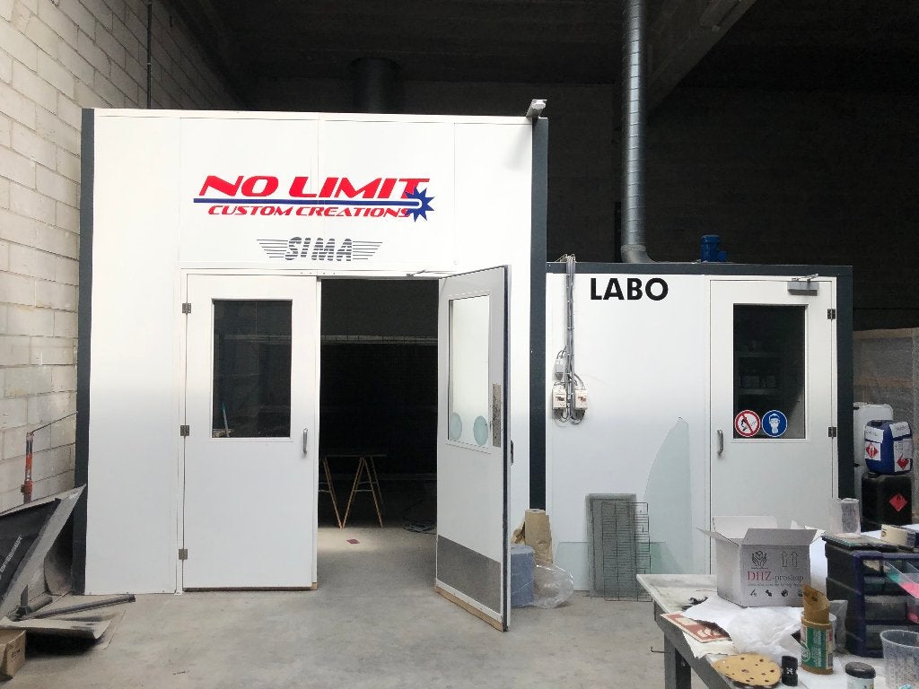 SIMA Spuitcabine/preparatiezone/labo/Poedercoat, Diensten en Vakmensen