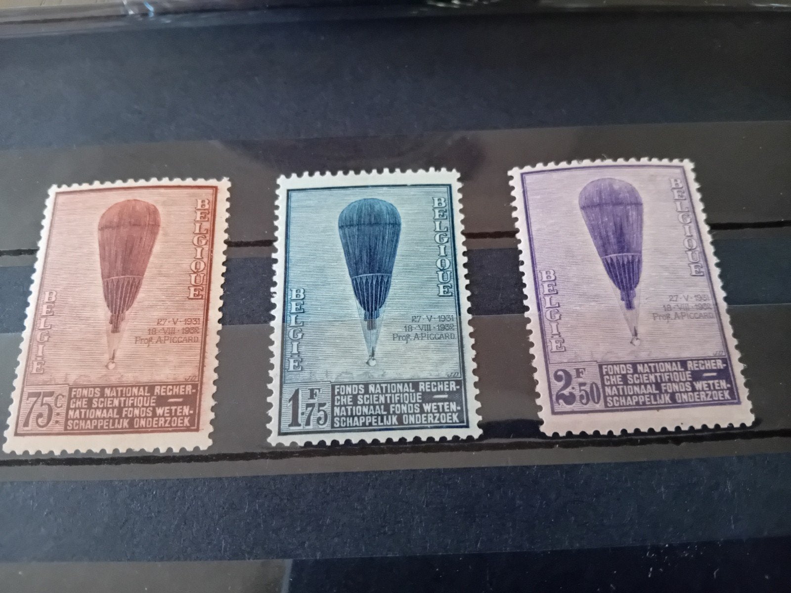 Timbres de Belgique n 353/355* lot 623B, Envoi, Neuf