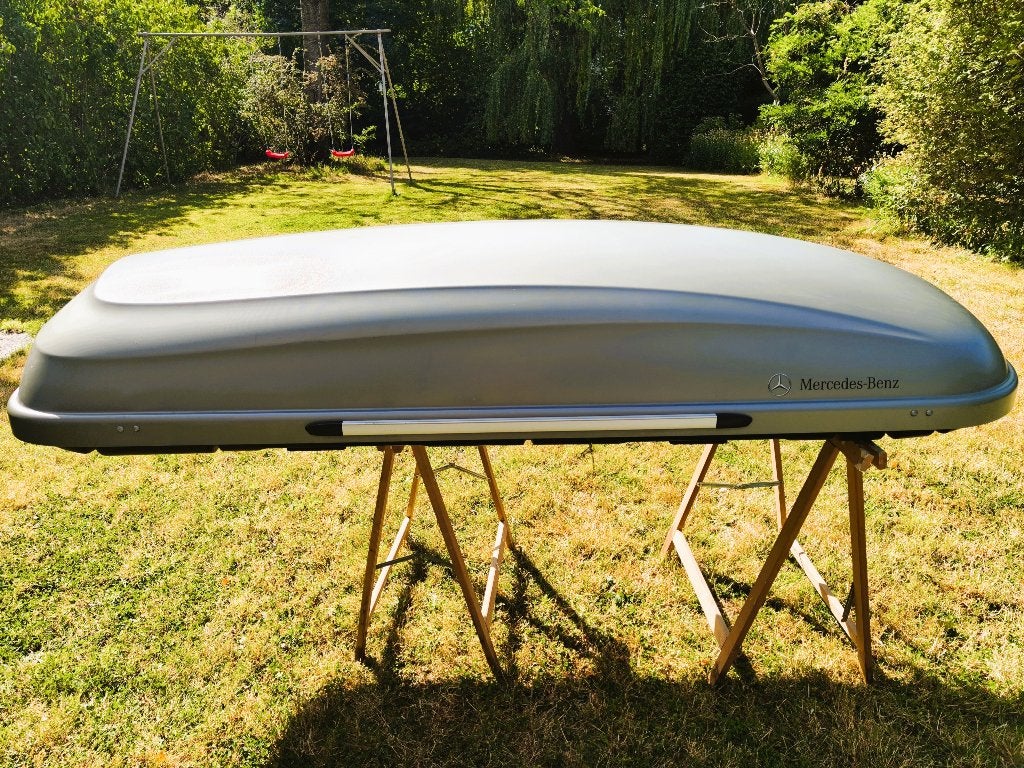 Originele Mercedes 450L dakkoffer, Ophalen, Gebruikt