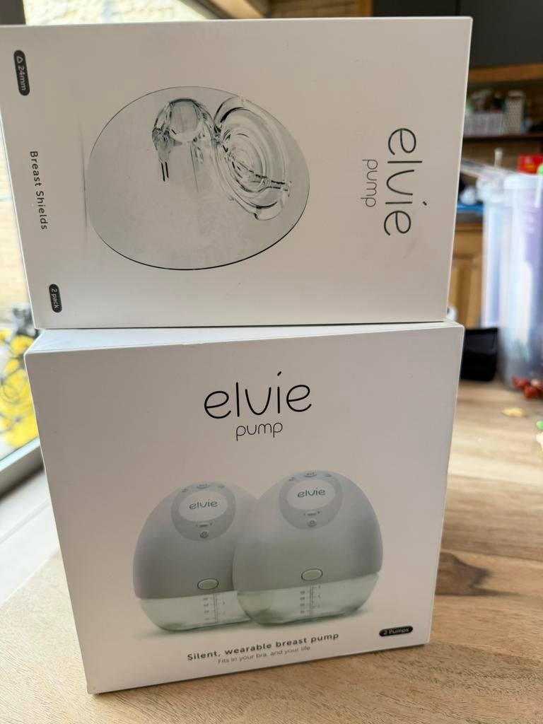 Elvie dubbele borstkolf, Ophalen, Gebruikt, Borstkolf