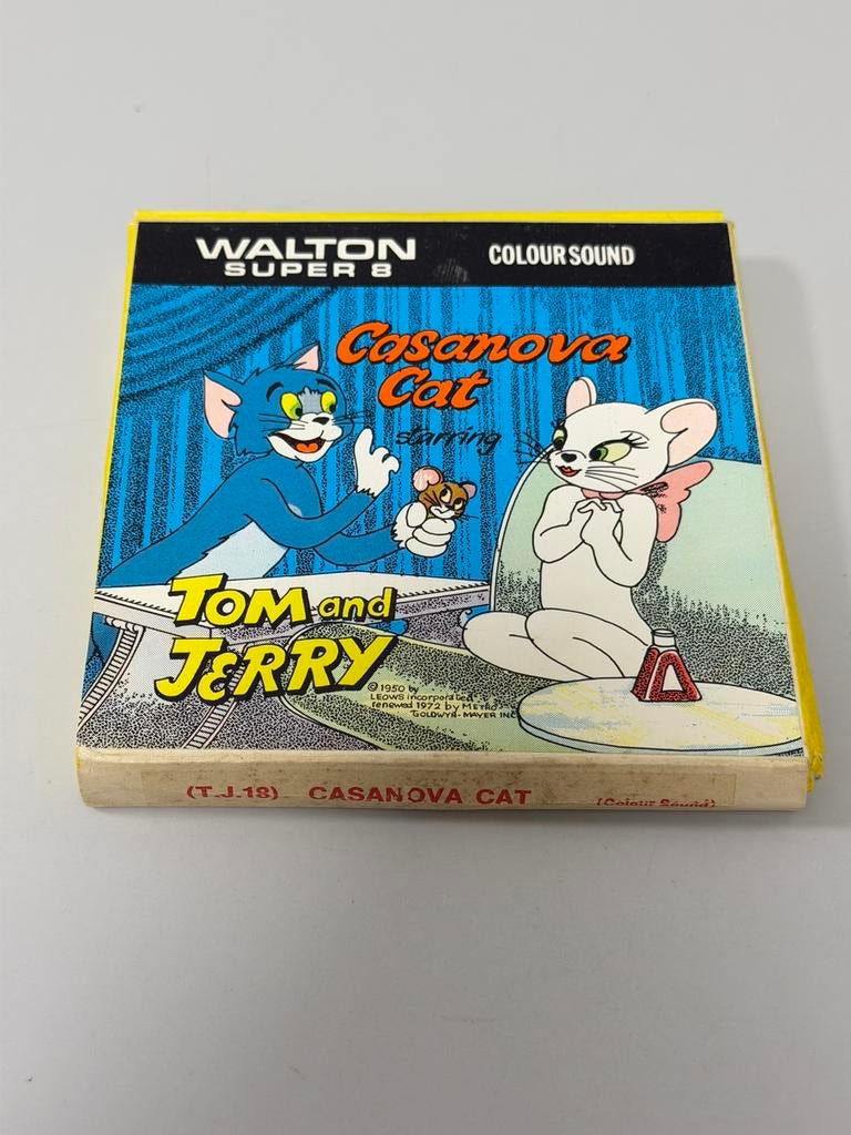 Walton Super 8 Tom and Jerry Casanova Cat compleet 8mm film, Ophalen of Verzenden, 8mm film