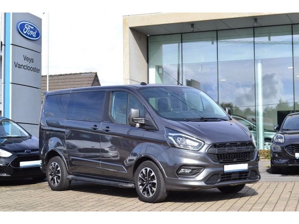 Ford Transit Custom Multi Use Sport L1 Automaat, Auto's, Automaat, Monovolume, Blauw, 137 kW