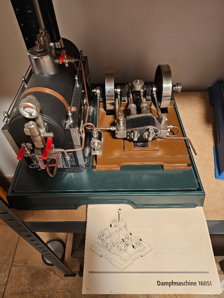 Stoommachines Marklin en Wilesco, Enlèvement