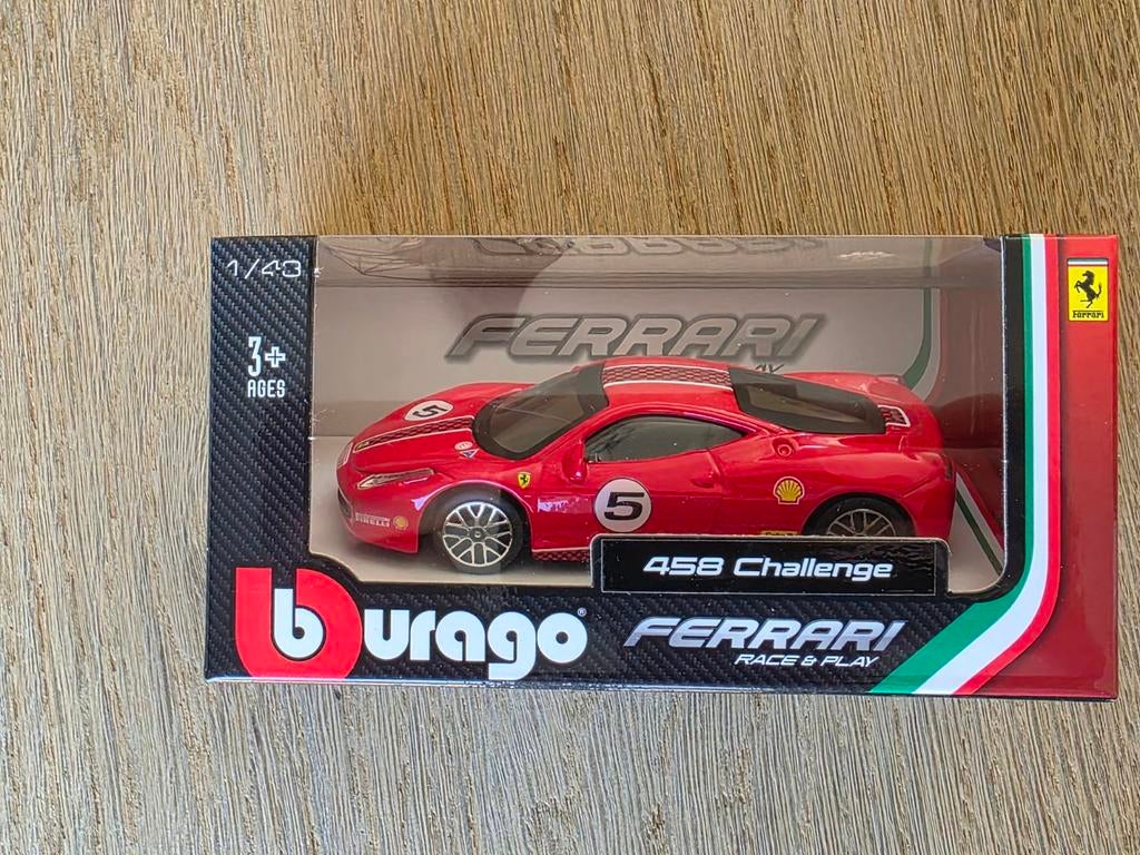 Burago Ferrari 458 Challenge 18-36100, Enlèvement ou Envoi, Burago