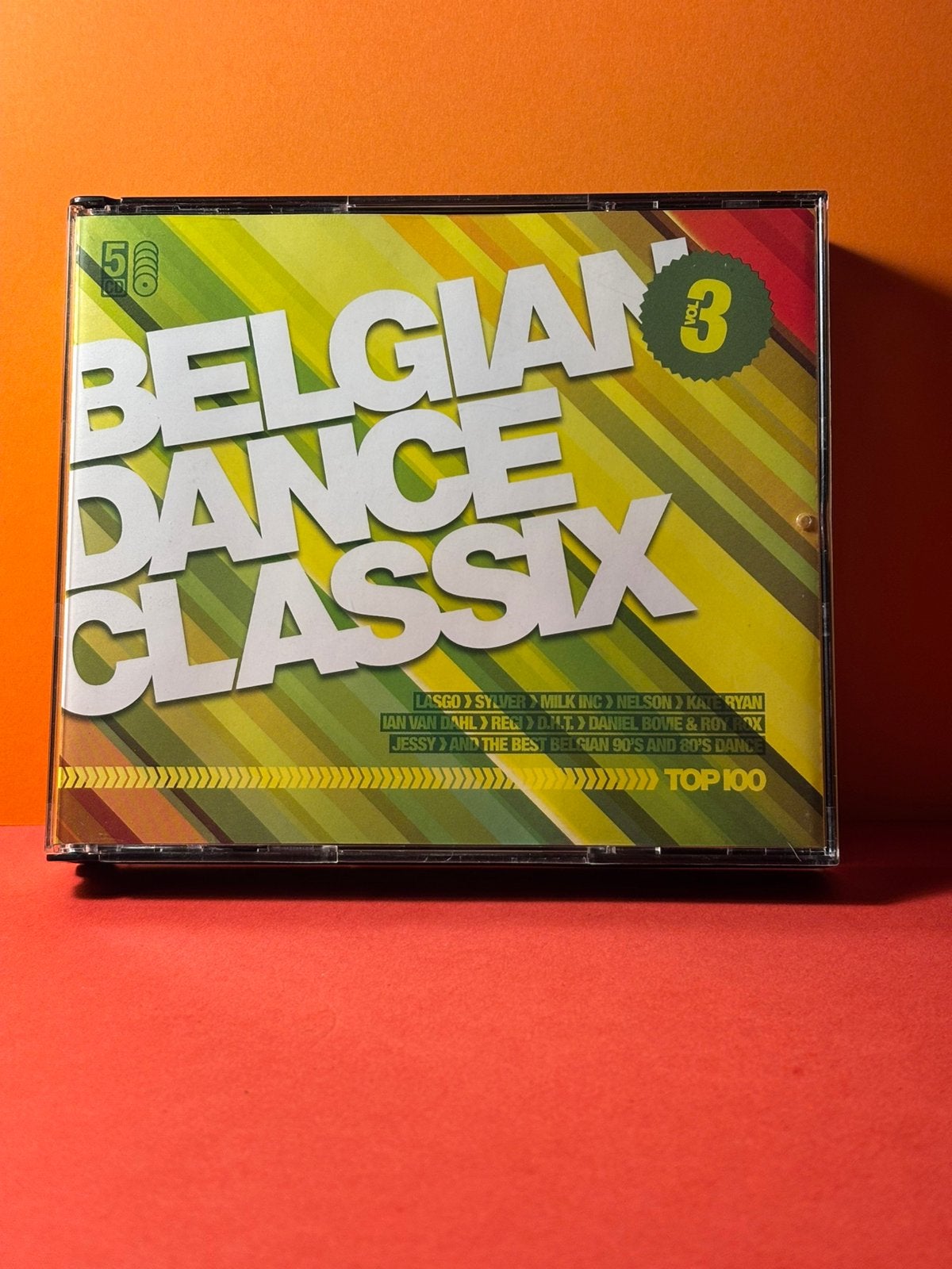 5cd box belgian dance classix top 100 volume 3, Verzenden, Zo goed als nieuw, Dance