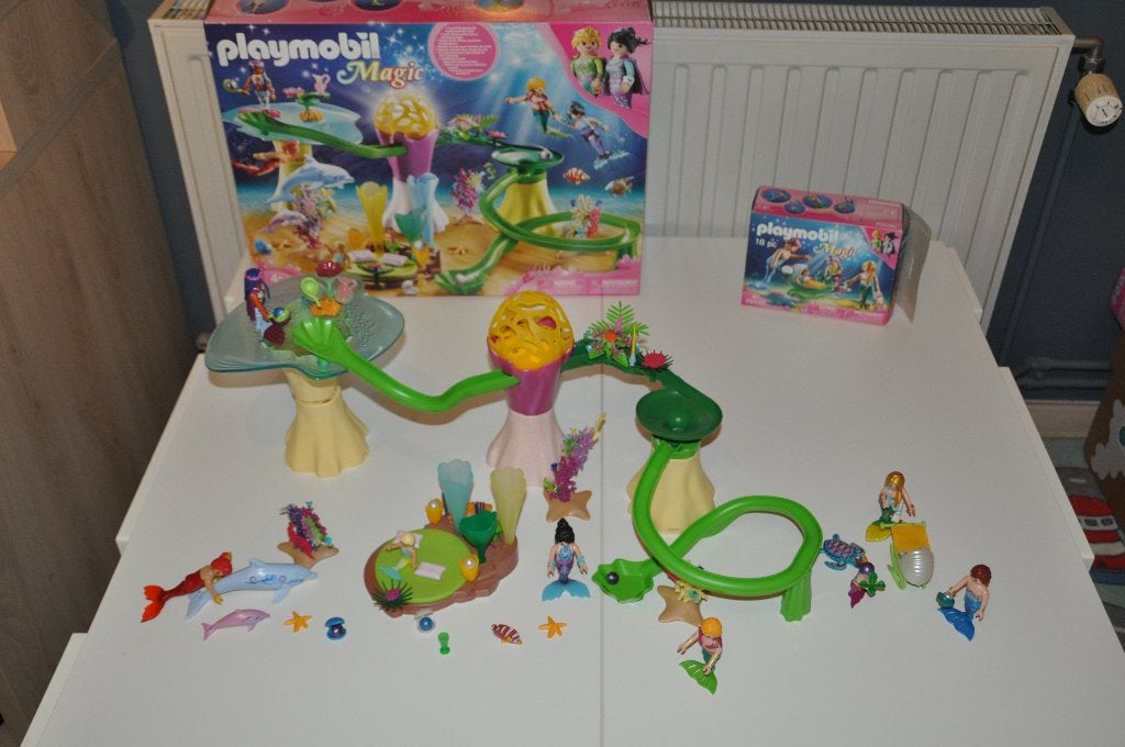 Playmobil 70094 Koraalpaviljoen + 70100 meerminnenfamilie, Ophalen