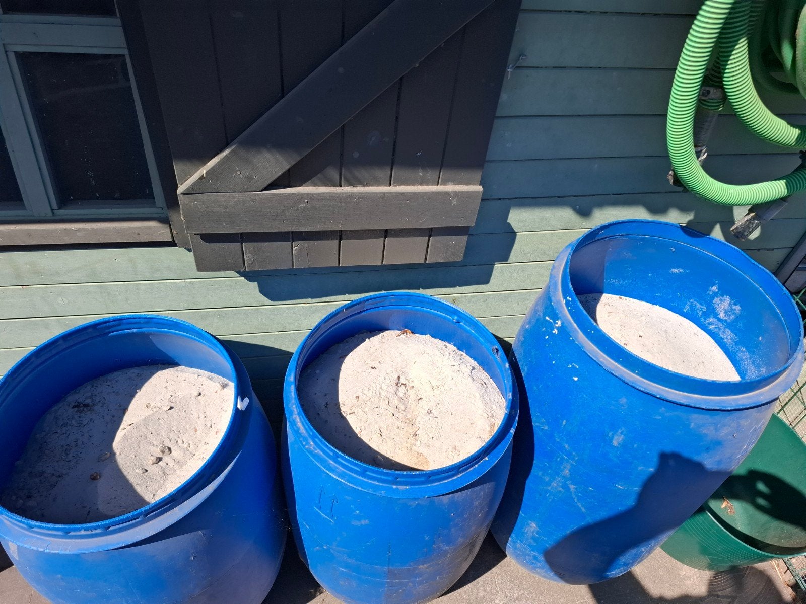 GRATIS witte zand, Tuin en Terras, Zand, Ophalen, Gebruikt