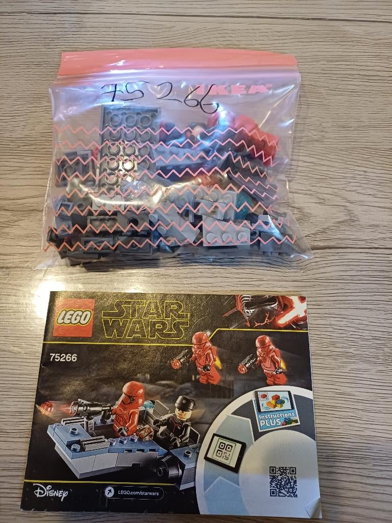 Lego star wars: 75266 sith troopers battle pack, Enlèvement, Comme neuf, Ensemble complet, Lego