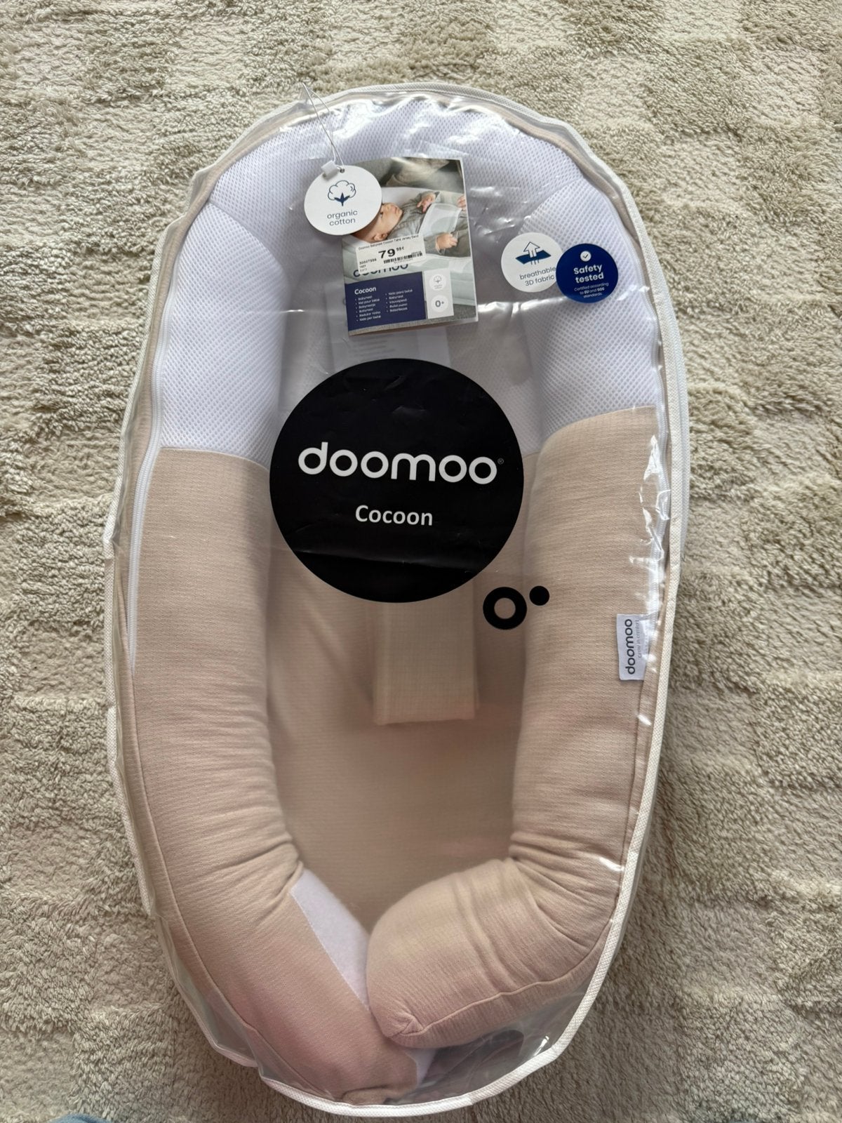 Babynest beige Doomoo, Enlèvement, Comme neuf