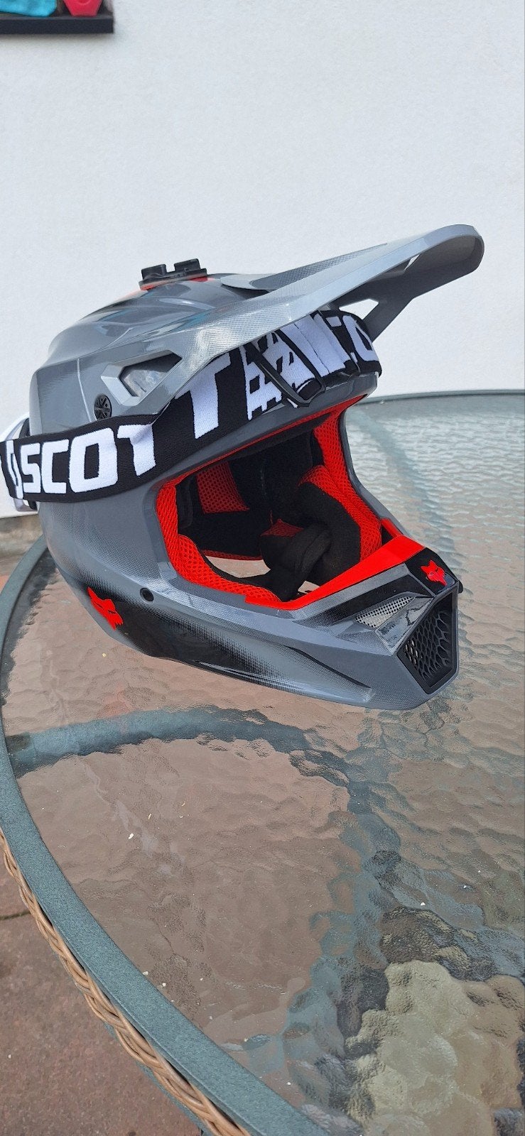 Fox helm full face, Fietsen en Brommers, Ophalen