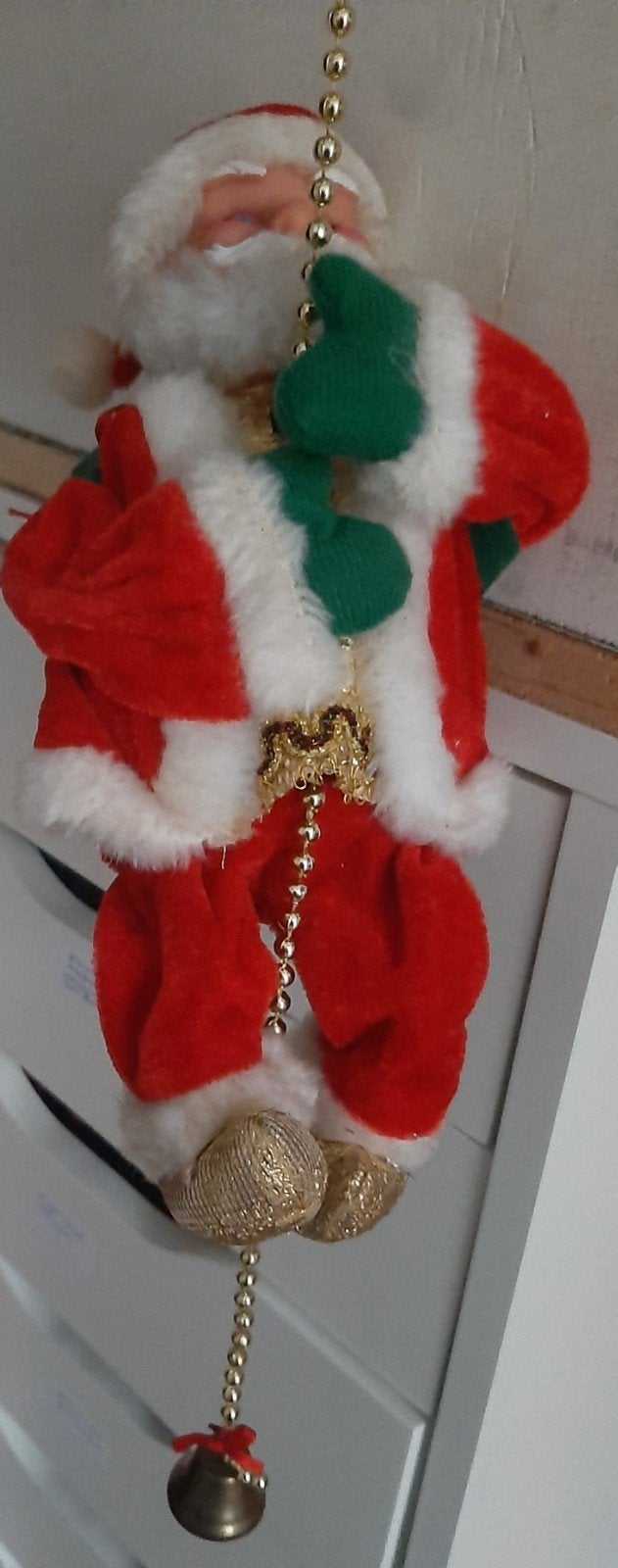kerstman die automatisch klimt,zie beschrijving hier onder, Diversen, Ophalen