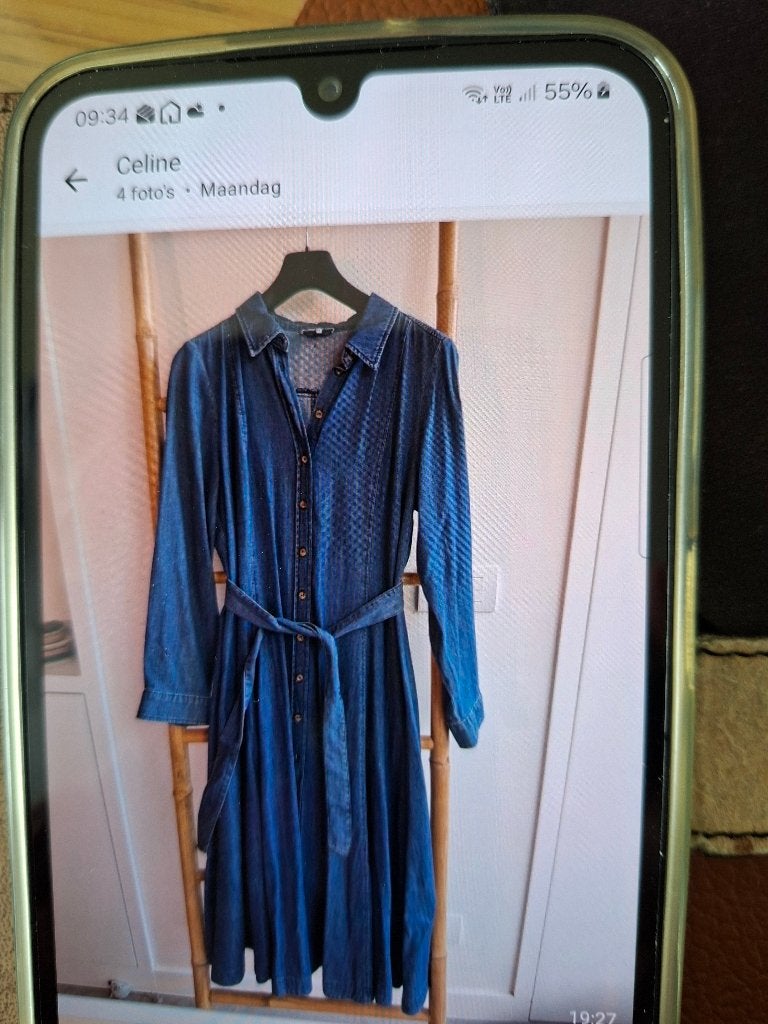Nieuw jeansjurk Terre Bleue, Kleding | Dames, Maat 38/40 (M), Nieuw, Ophalen of Verzenden, Terre Bleue