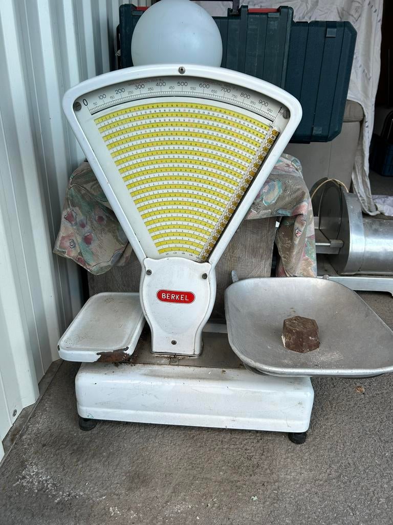 Vintage berkel weegschaal, Moins de 10 kg, Balance de magasin, Analogique, Enlèvement