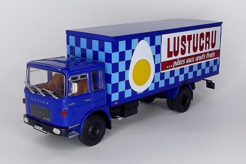 Saviem SM 200 Lustucru échelle 1:43, Ophalen of Verzenden, Nieuw, Bus of Vrachtwagen, Overige merken
