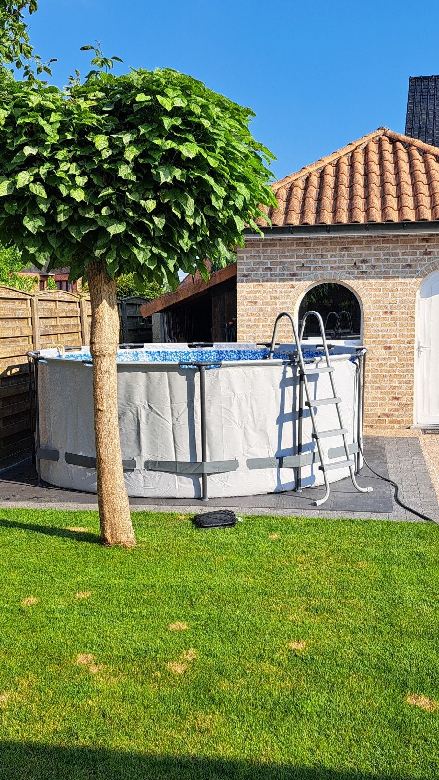 Bestway steel pro max 3,66m x 1,22m, Ophalen