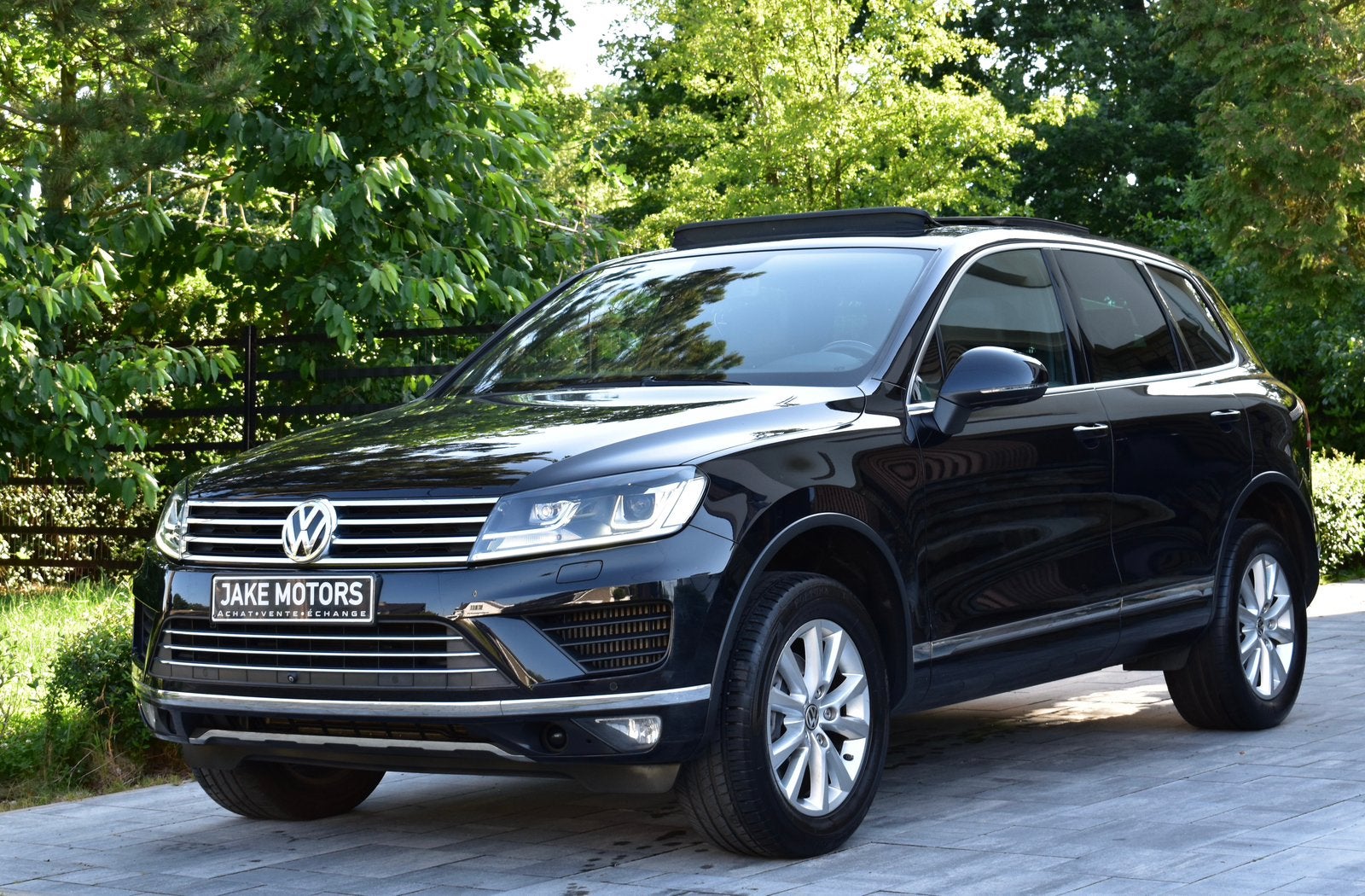 Touareg 3.0 TDi V6 ** TOIT OUVRANT/PANO **, Auto's, Automaat, Start-stop-systeem, Zwart, Leder