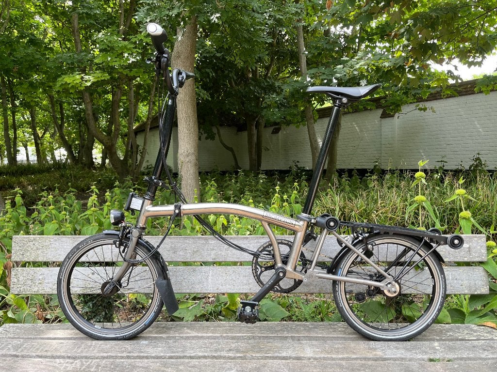 Brompton “special edition Nickel Full Titanium H6R”, Ophalen