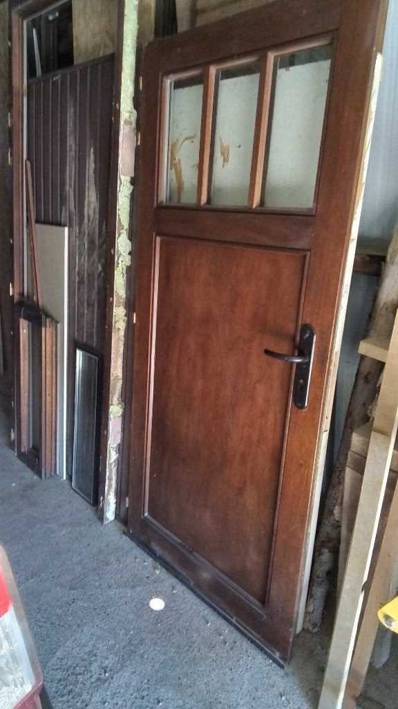 Porte, Bricolage & Construction, Enlèvement, Comme neuf, Bois, Vitre comprise