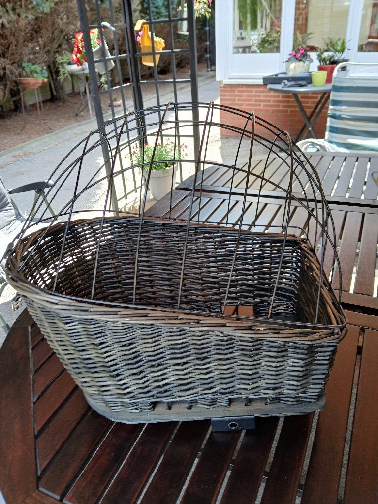 Hondenbench en hondenmand voorop fiets, Dieren en Toebehoren, Ophalen, Gebruikt, Overige
