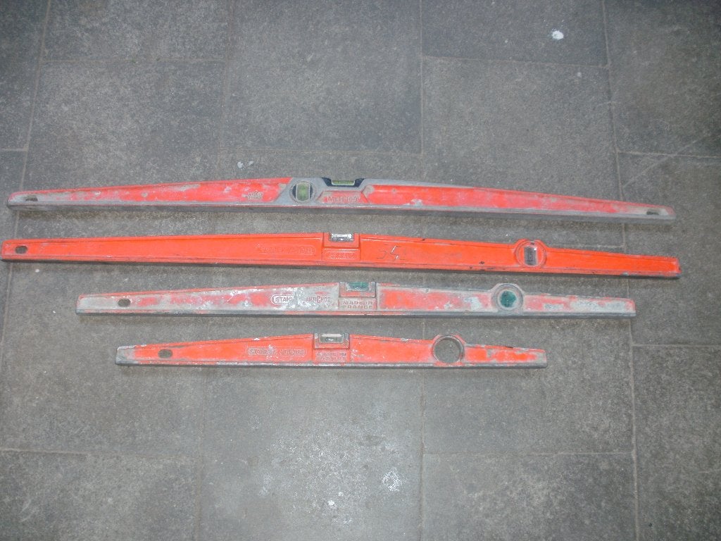 waterpas 60-80-100cm. lang, Doe-het-zelf en Bouw, Meetapparatuur, Ophalen of Verzenden, Gebruikt