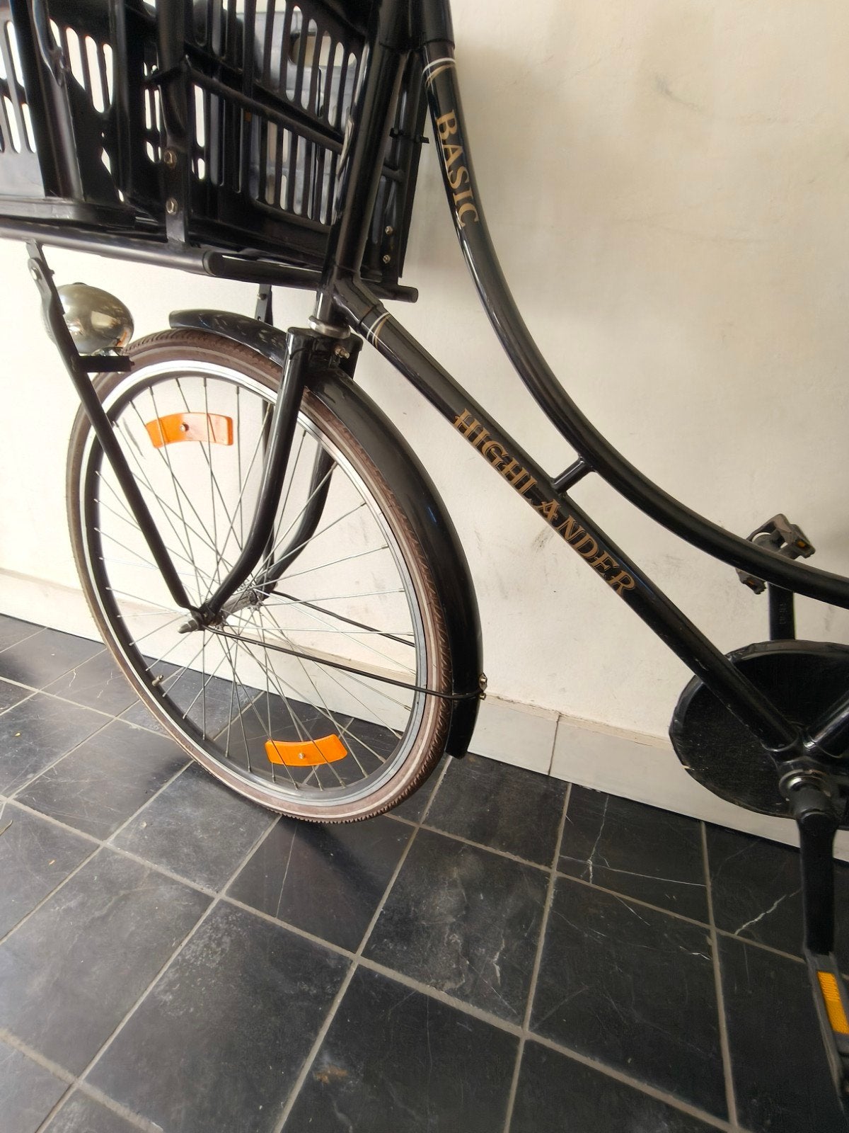 Damesfiets omafiets, Ophalen, Highlander, Gebruikt, Velgrem
