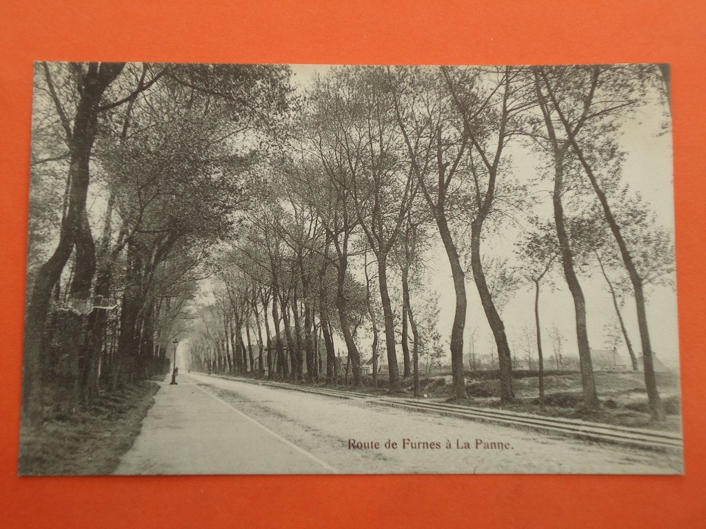 De Panne - La Panne Route de Furnes à la Panne, Verzamelen, Ophalen of Verzenden, Voor 1920, Ongelopen, West-Vlaanderen