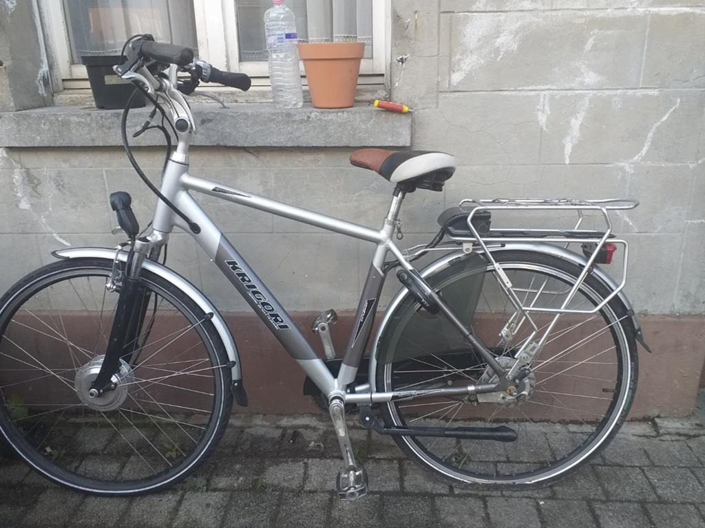 Elektrische fiets zonder batterij, Enlèvement