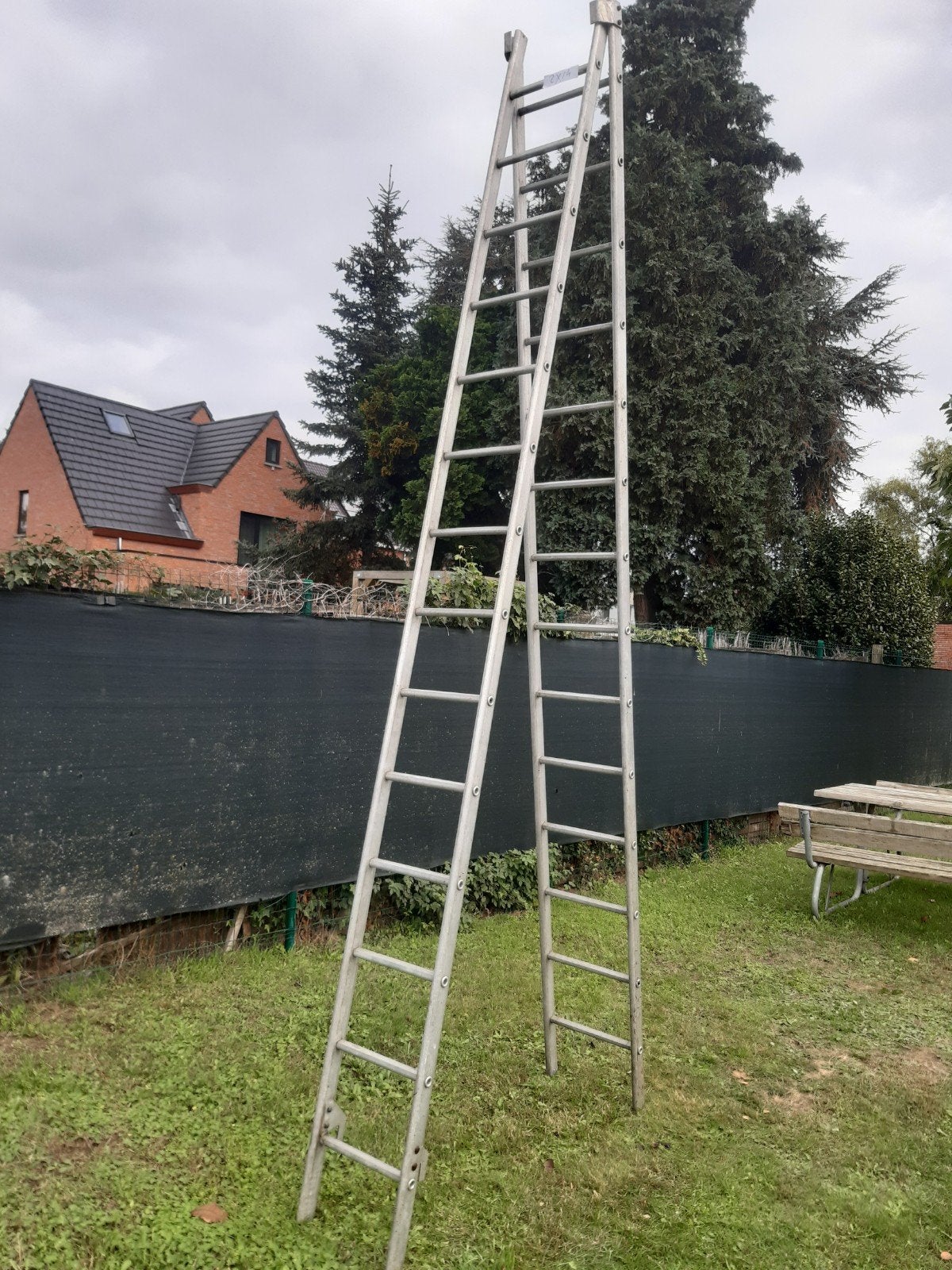 alu ladder 2x14, Ophalen of Verzenden