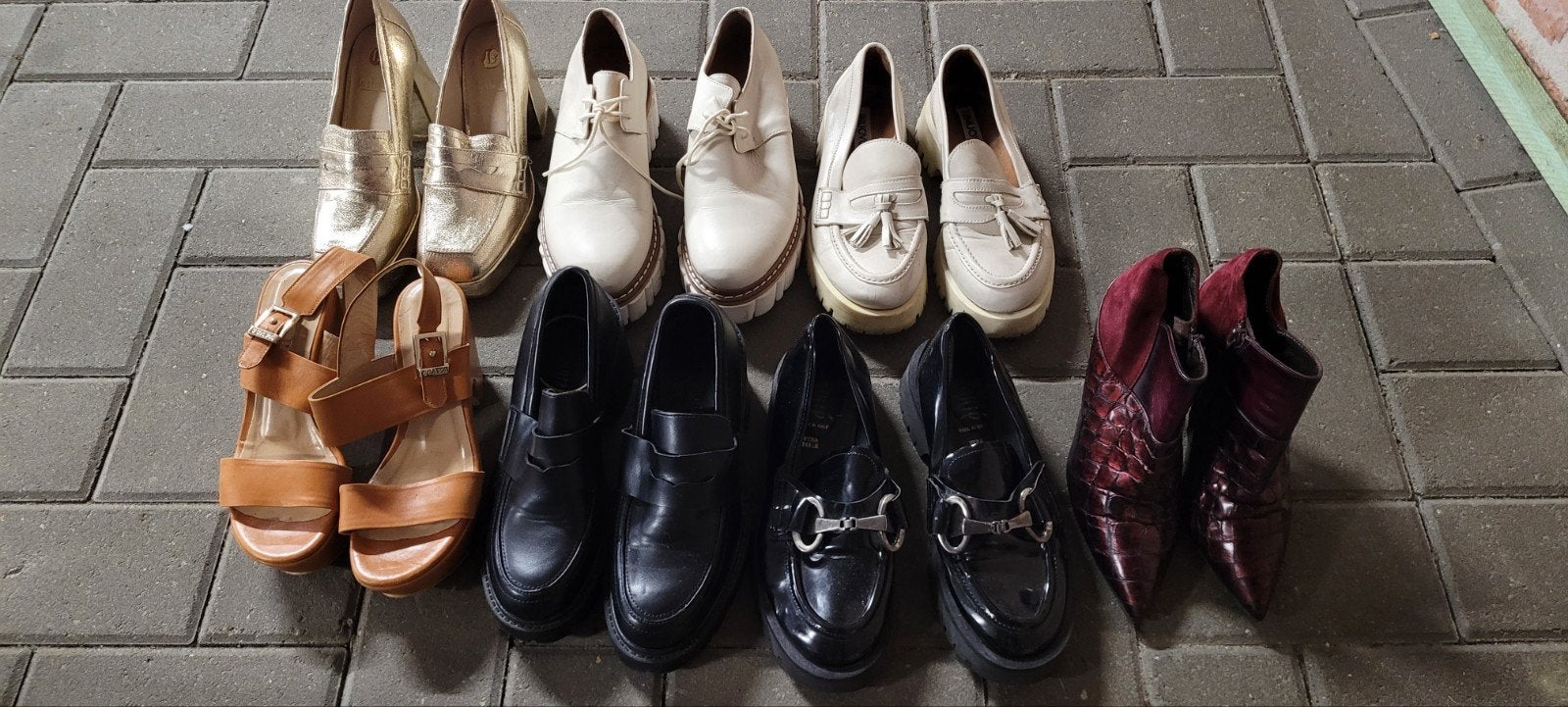 Damesschoenen, Ophalen
