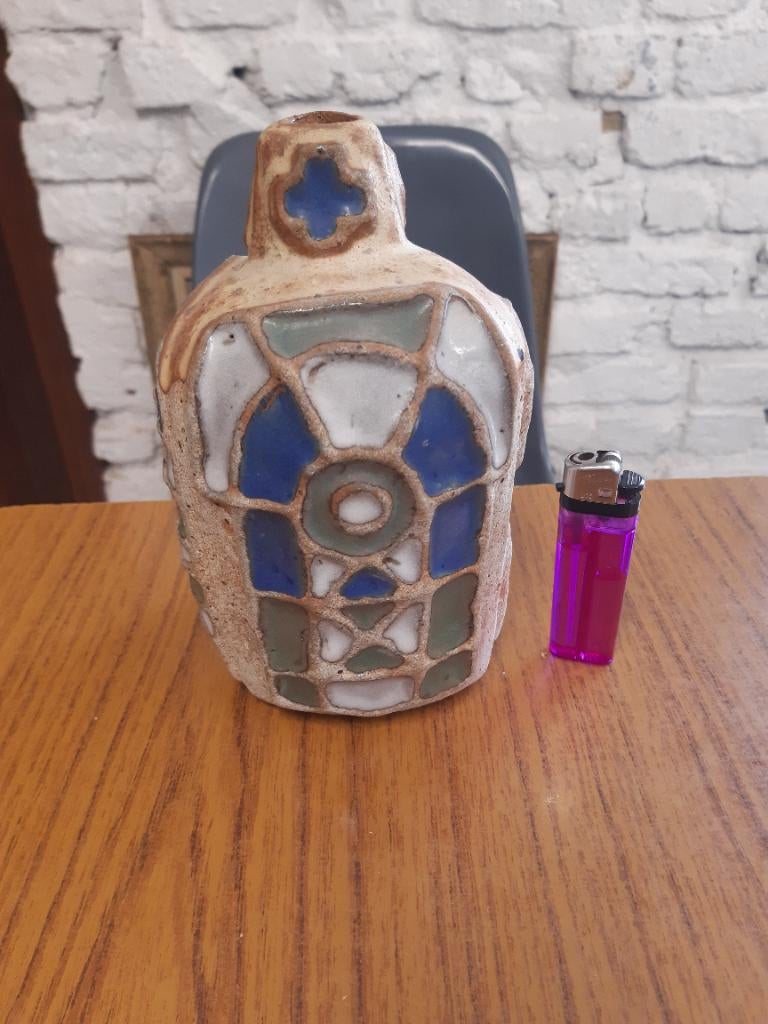 Vase en grès de César de las Heras, Ophalen of Verzenden