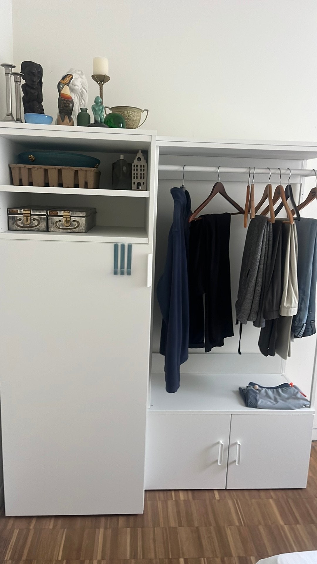 IKEA PLATSA Kledingkast Wit, Huis en Inrichting, Ophalen, Zo goed als nieuw