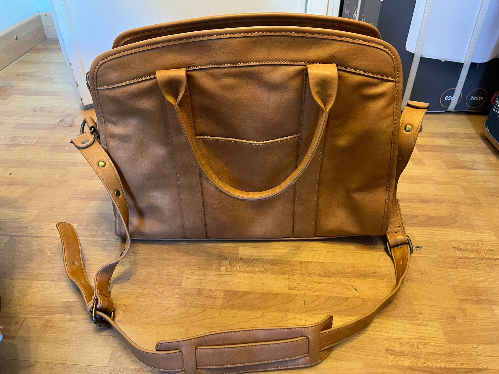 Prachtige luiertas in lederlook, Enfants & Bébés, Enlèvement, Neuf, Sac à langer