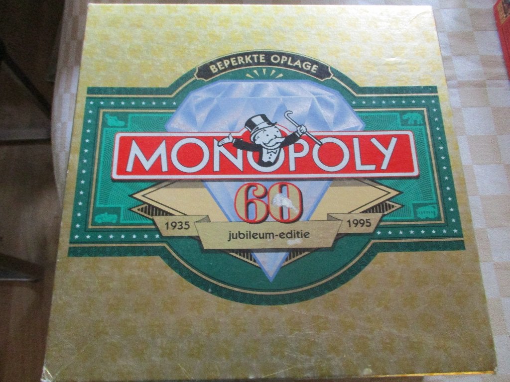 jeu de plateau appelé Monopoly 60 years of Monopoly, 1 ou 2 joueurs, Enlèvement ou Envoi, Comme neuf, Monopoly
