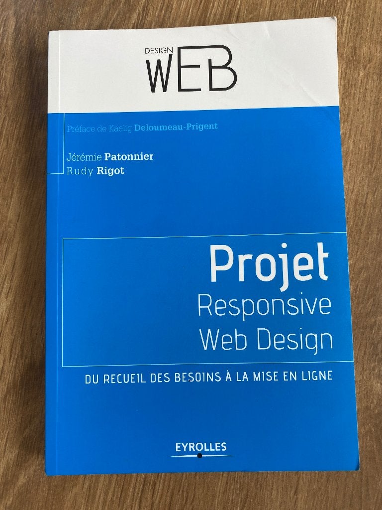 Projet Responsive Web Design – Eyrolles, Verzenden, Zo goed als nieuw, Jérémie Patonnier & Rudy Rigot