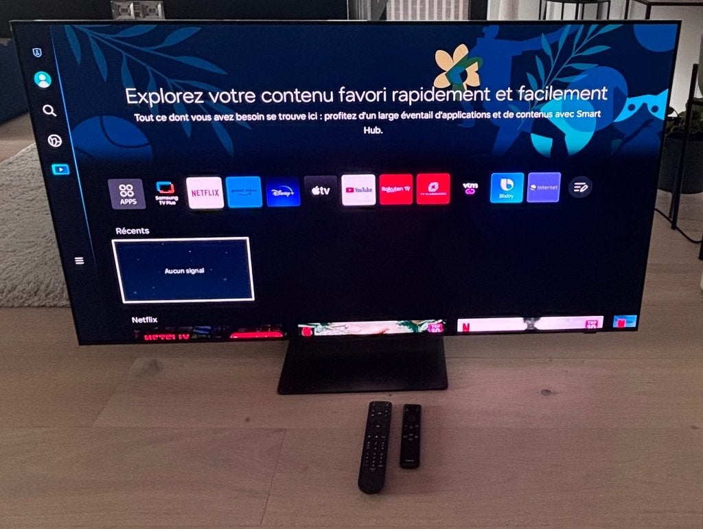 Samsung OLED S95C 55” (QE55S95CATXXN) – 4K – État impeccable, TV, Hi-fi & Vidéo, Comme neuf, Enlèvement, 4k (UHD), Smart TV