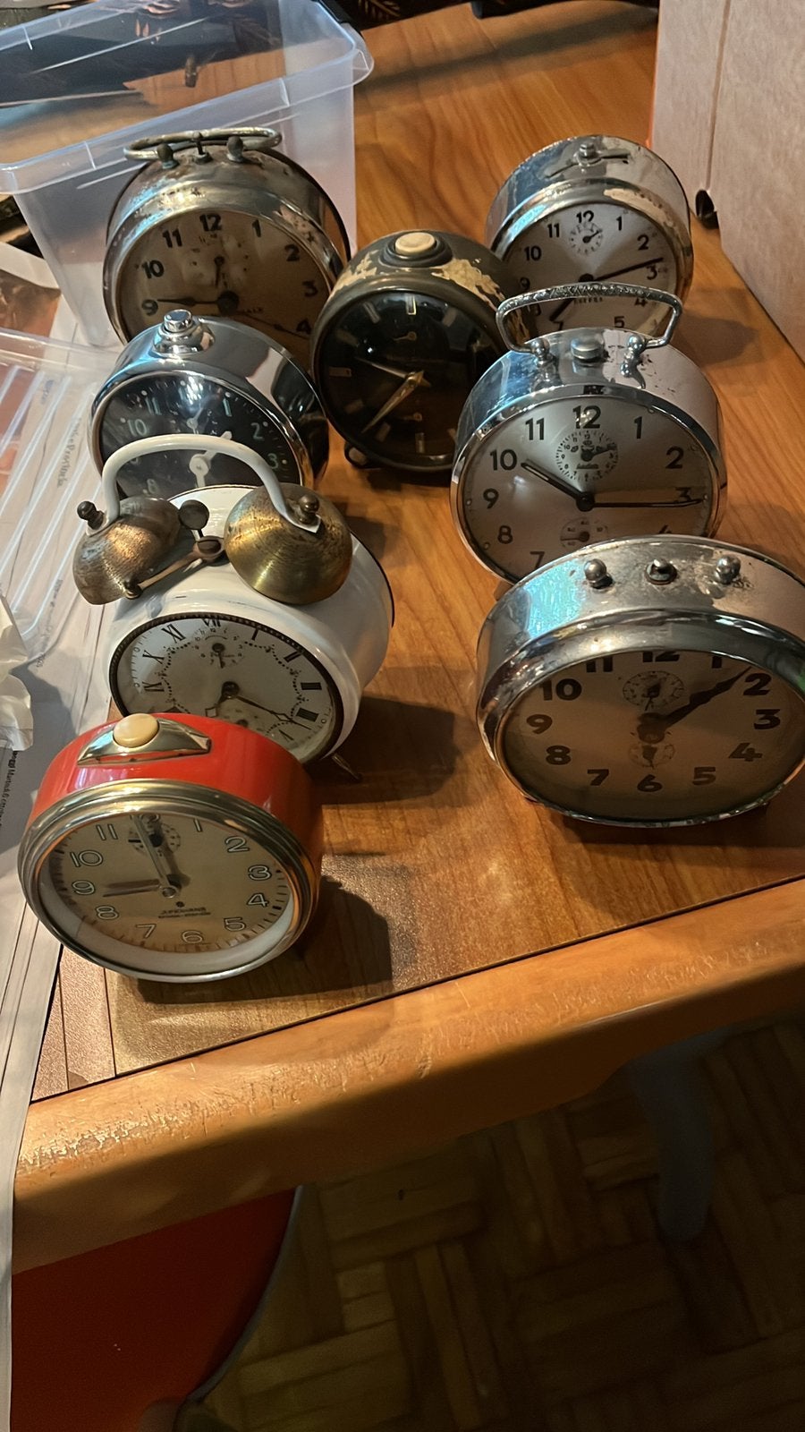 Wekkers, Ophalen