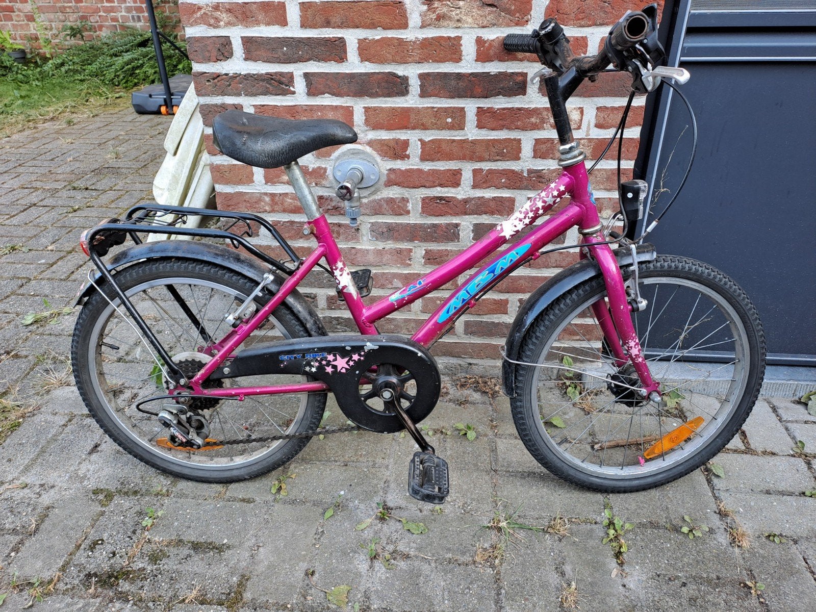 Meisjesfiets 20 inch, Ophalen, Gebruikt, 20 inch, Versnellingen