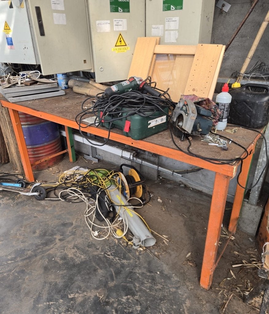 Ijzeren werkbank, Ophalen, Gebruikt, 70 tot 120 cm