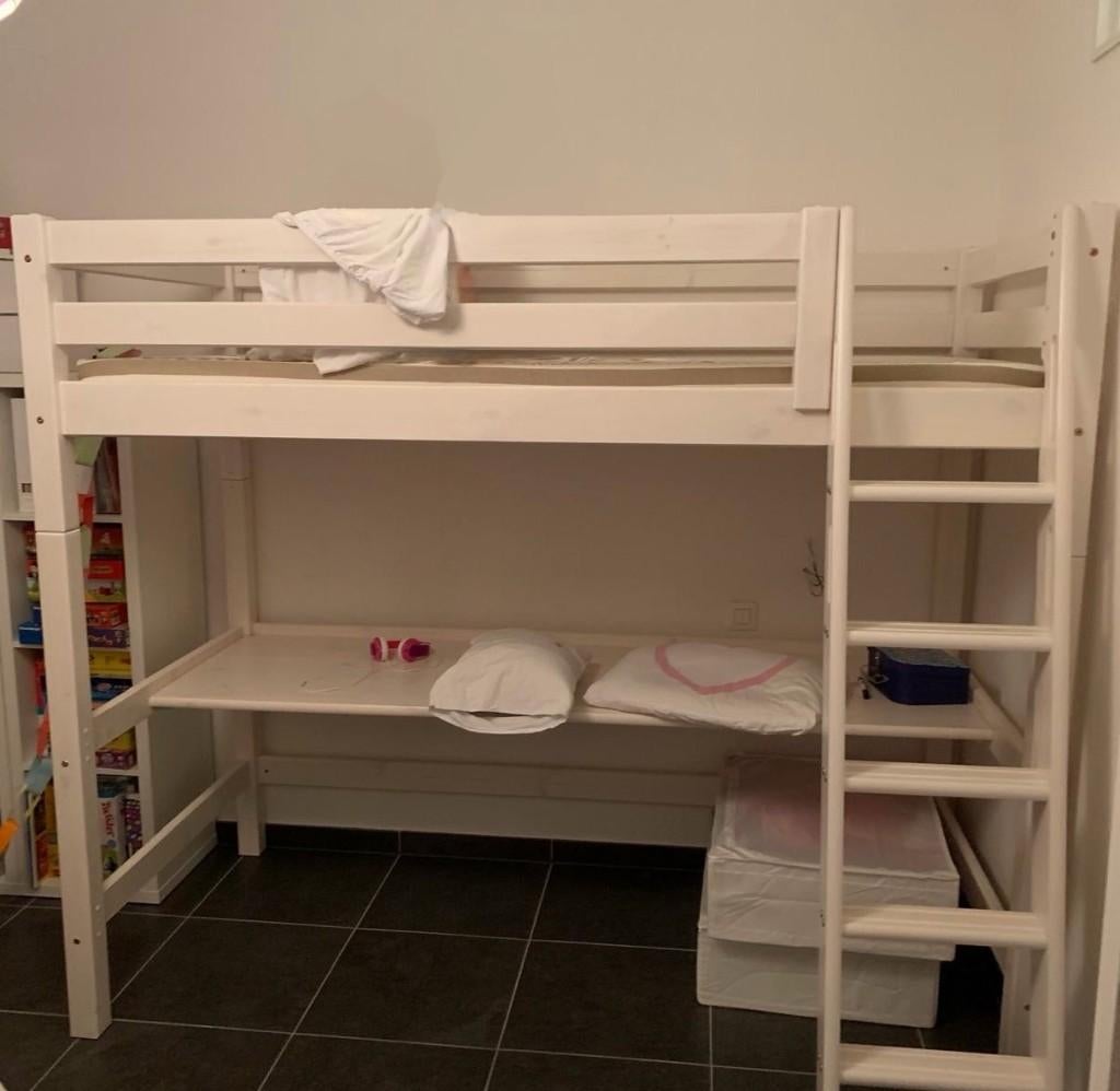 Hoogslaper met bureau, 100 cm, 210 cm, Enlèvement, 160 à 180 cm