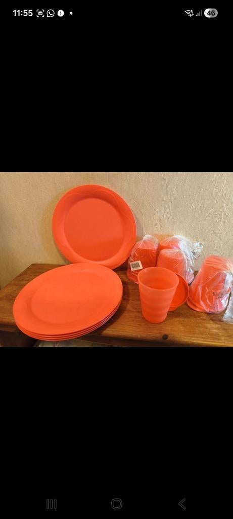 Nieuwe picknickset van tupperware, Ophalen of Verzenden, Nieuw