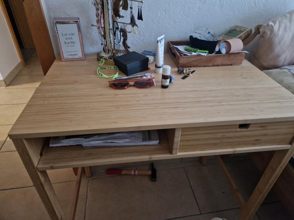 Bamboe bureau, Ophalen of Verzenden