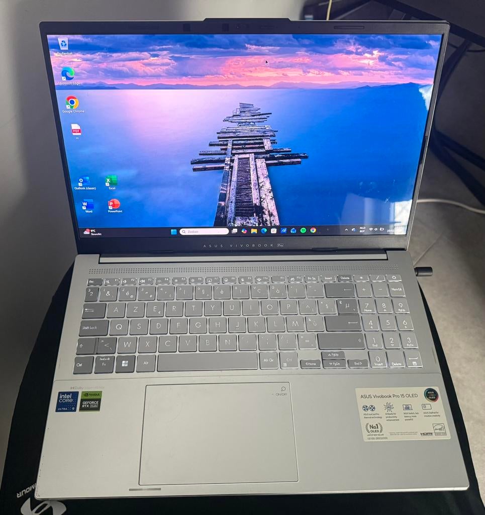 ASUS Vivobook Pro 15 OLED RTX 4060 Intel Ultra9 Doos&factuur, Enlèvement, Comme neuf