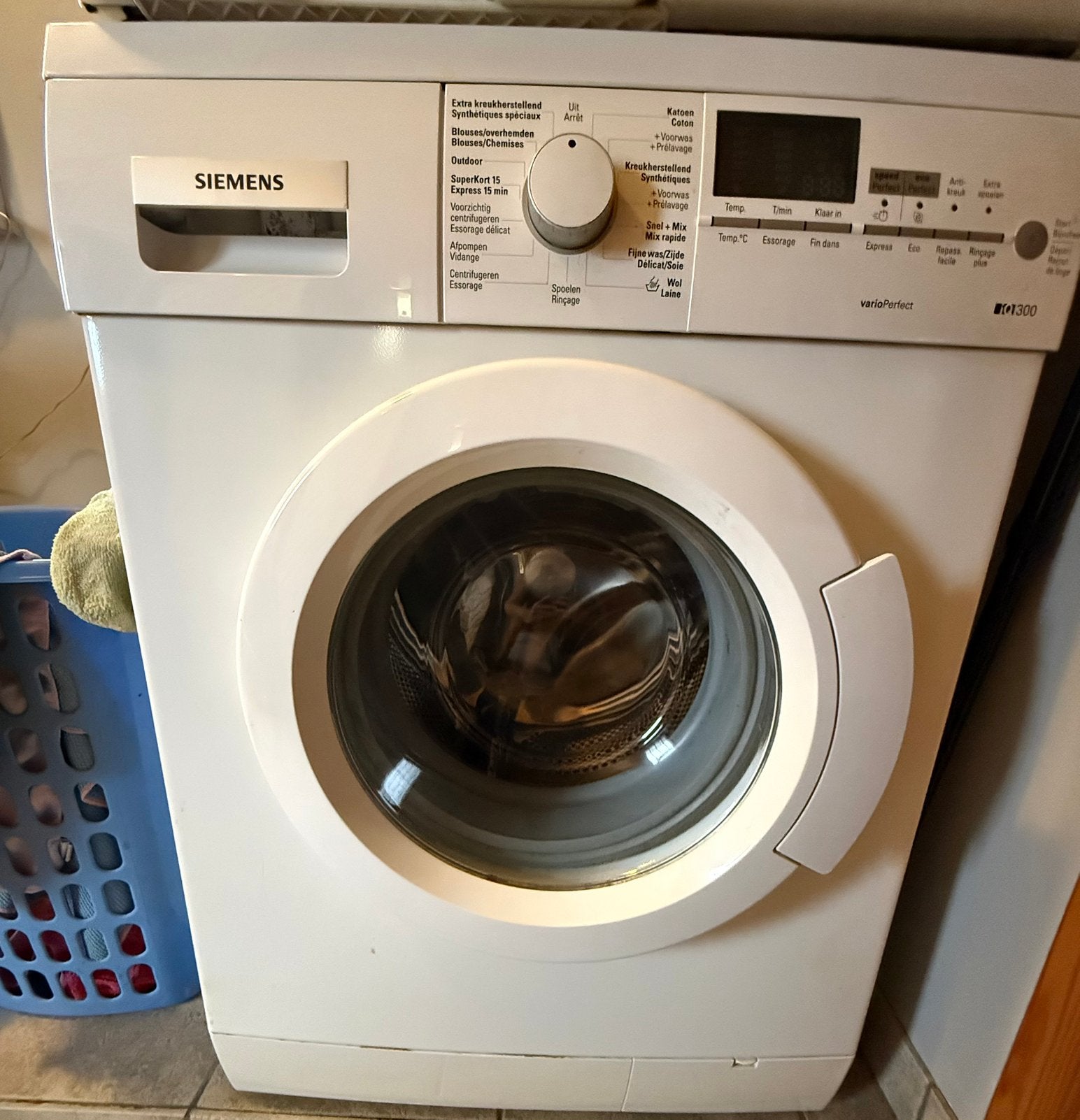 Wasmachine siemens 1400 toeren, 6 tot 8 kg, Ophalen, Gebruikt, 1200 tot 1600 toeren