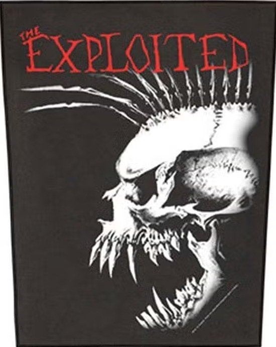The Exploited Bastard Skull Backpatch officiële merchandise, Ophalen of Verzenden, Nieuw